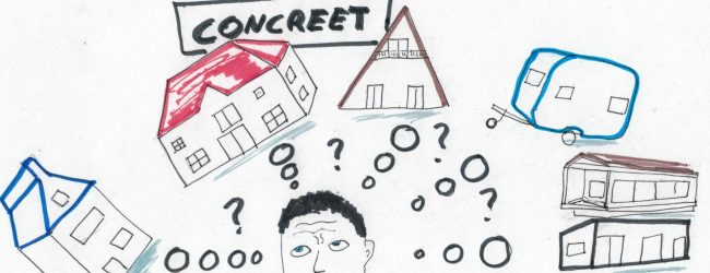 Concrete woorden en tekst